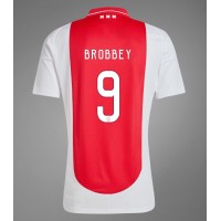 Moški Nogometni dresi Ajax Brian Brobbey #9 Domači 2024-25 Kratek Rokav